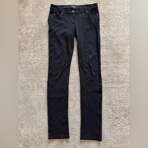 Eileen Fisher jersey knit stretch black pants size 4
